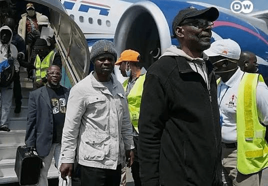 Repatriation flight carrying 269 Nigerians fleeing South Africa arrives in Lagos